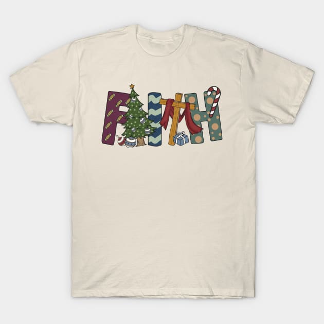 Faith in Jesus Christmas Present T-Shirt by Teewyld